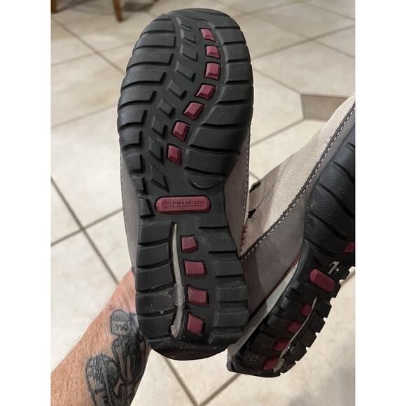 Timberland X Smartwool Gray Slip On Power Sport Suede Lined Power Lounger Sz 5 - Picture 7 of 10